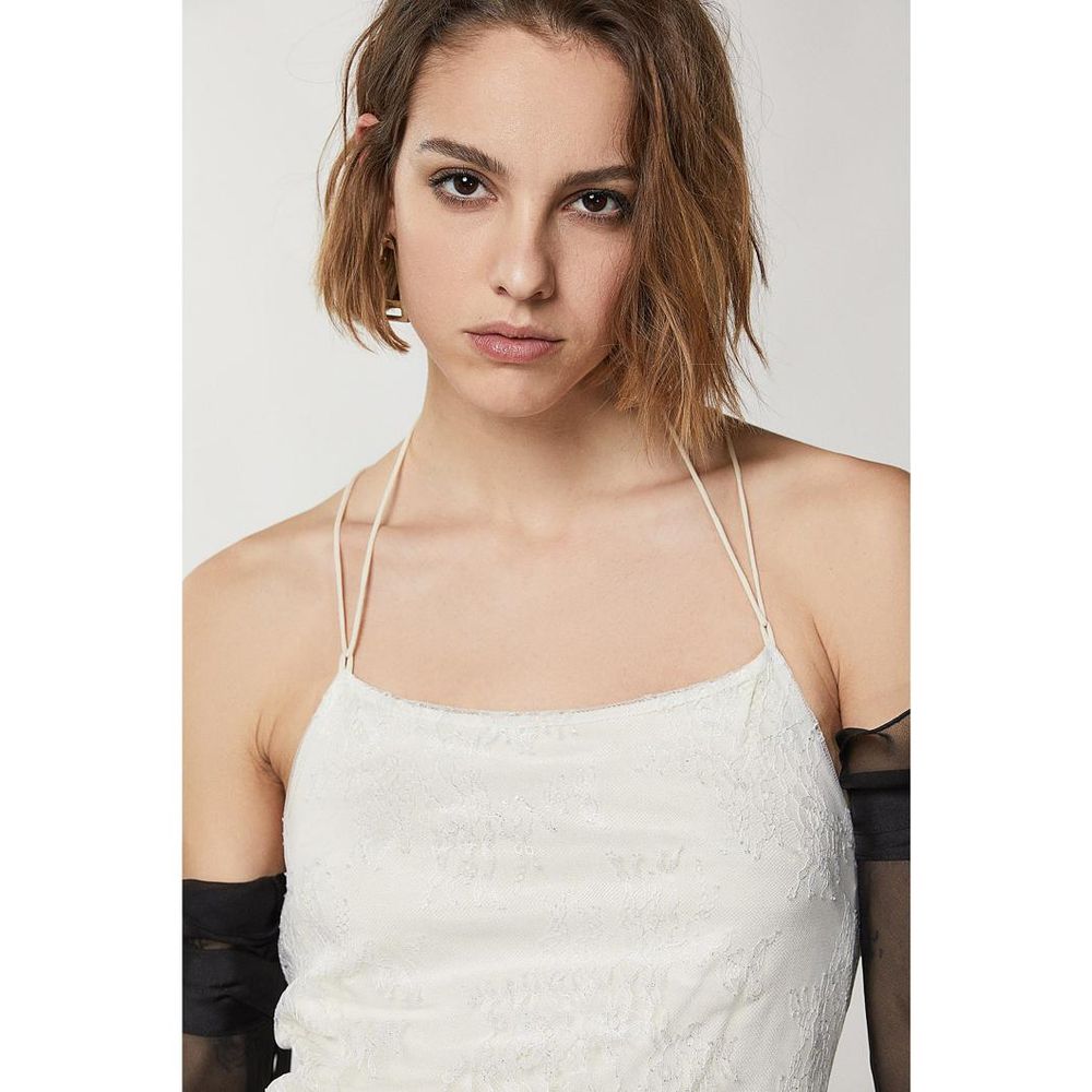 Patrizia Pepe sidabrinė kokteilinė suknelė Patrizia Pepe sidabrinė kokteilinė suknelė - Image 4