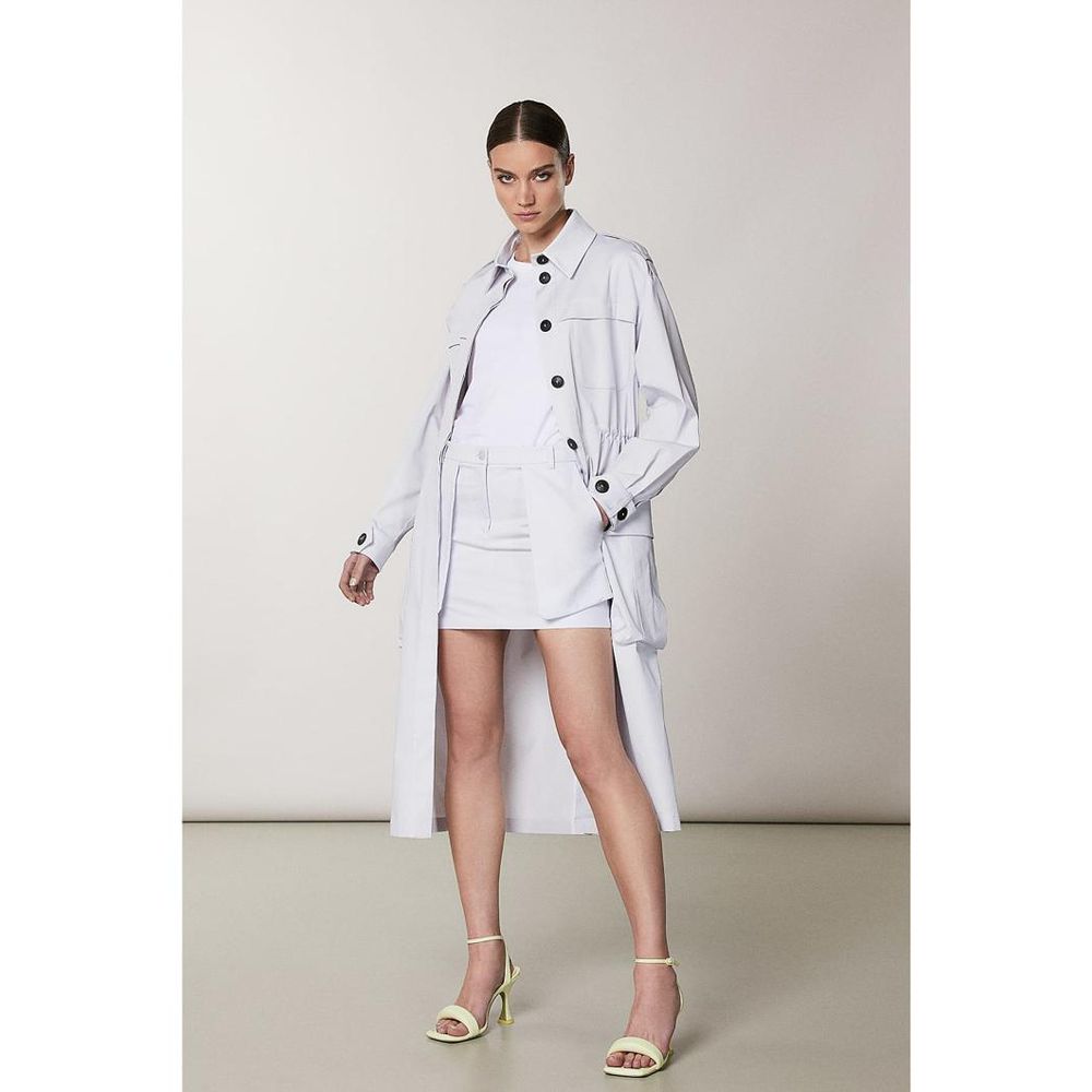 Patrizia Pepe purpurinis mini sijonas