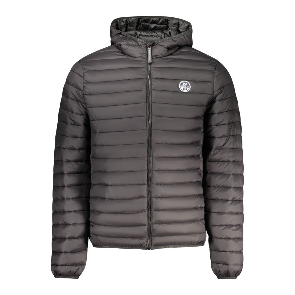 North Sails juodas vyriškas paltas