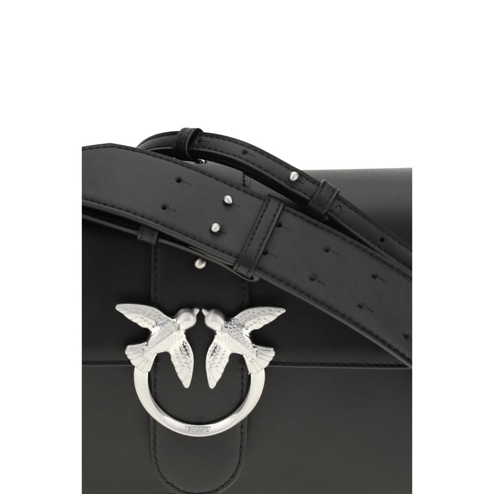 PINKO juoda odinė rankinė per petį 10262471.jpeg