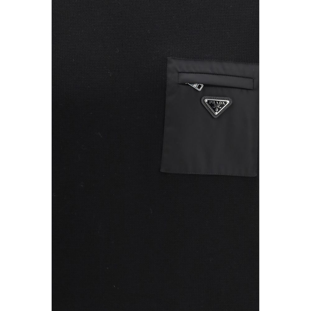 Prada juodas vilnos džemperis Prada juodas vilnos džemperis - Image 3