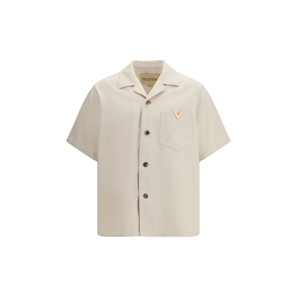 Valentino rusvi džinsiniai marškiniai