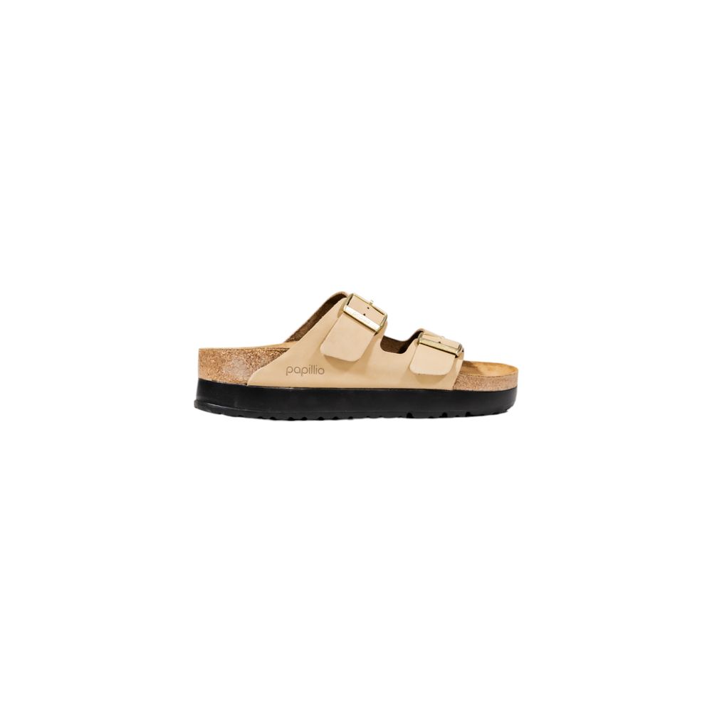 Birkenstock rusvos basutės su platforma