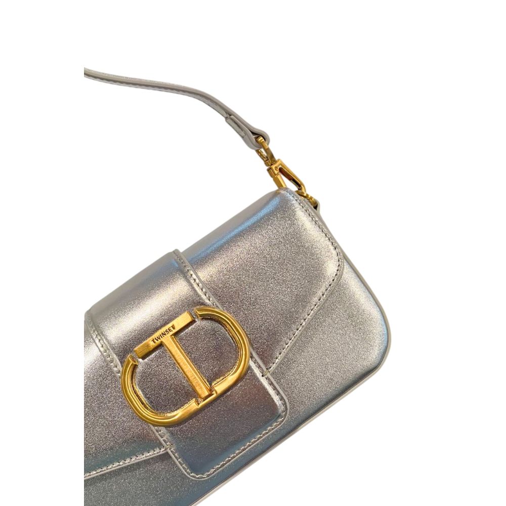 Twinset sidabrinė rankinė per petį Twinset sidabrinė rankinė per petį - Image 6