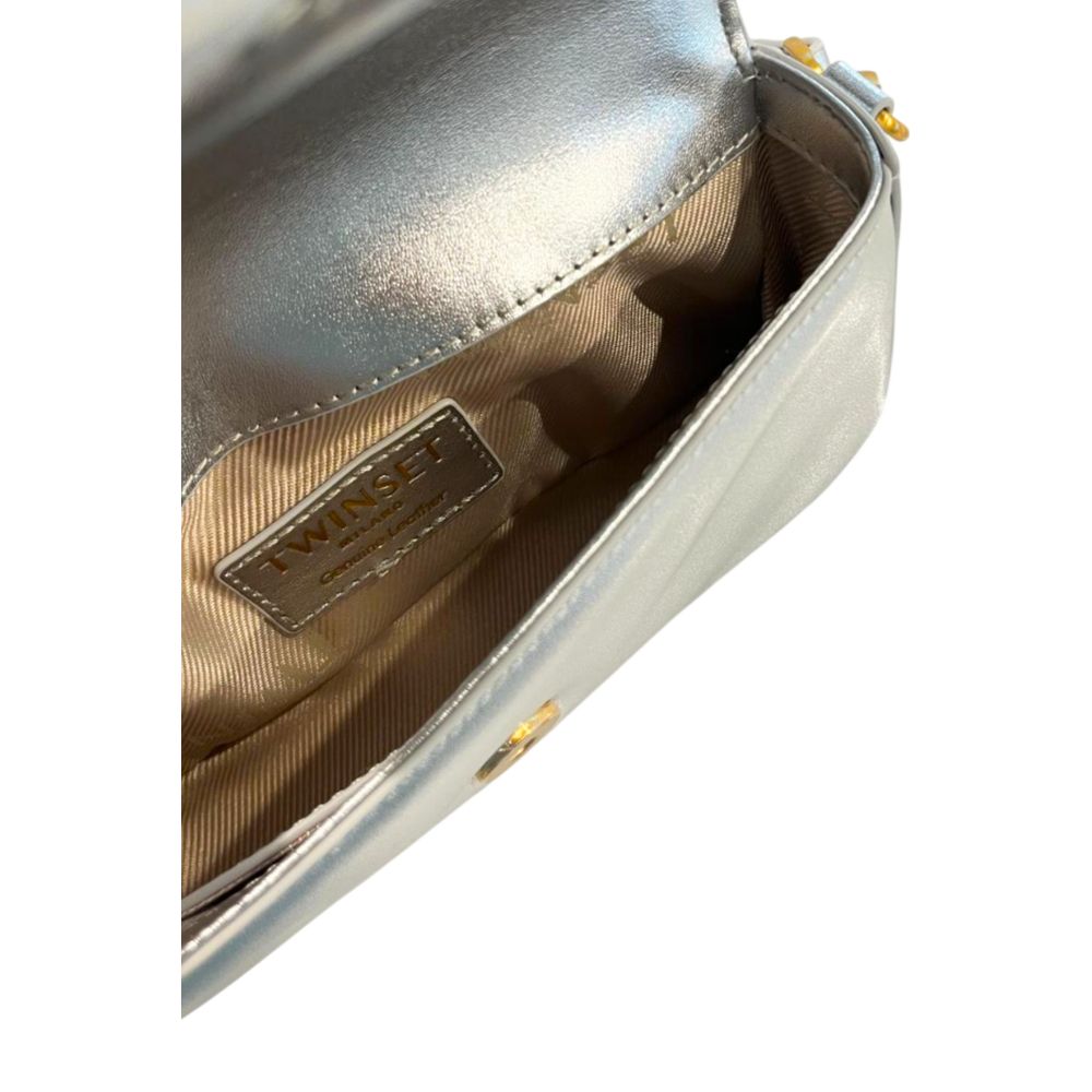 Twinset sidabrinė rankinė per petį Twinset sidabrinė rankinė per petį - Image 7