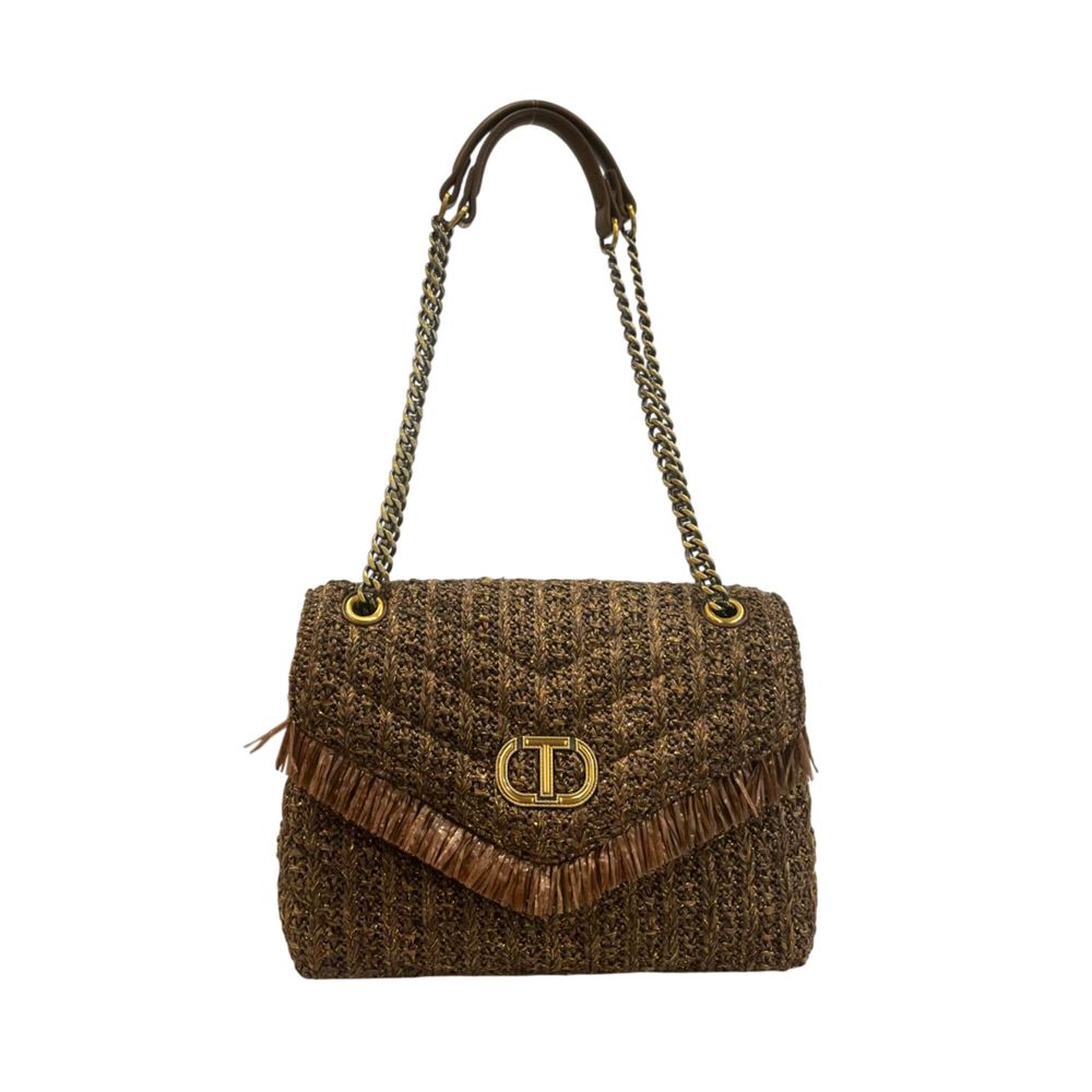 Twinset ruda rankinė per petį