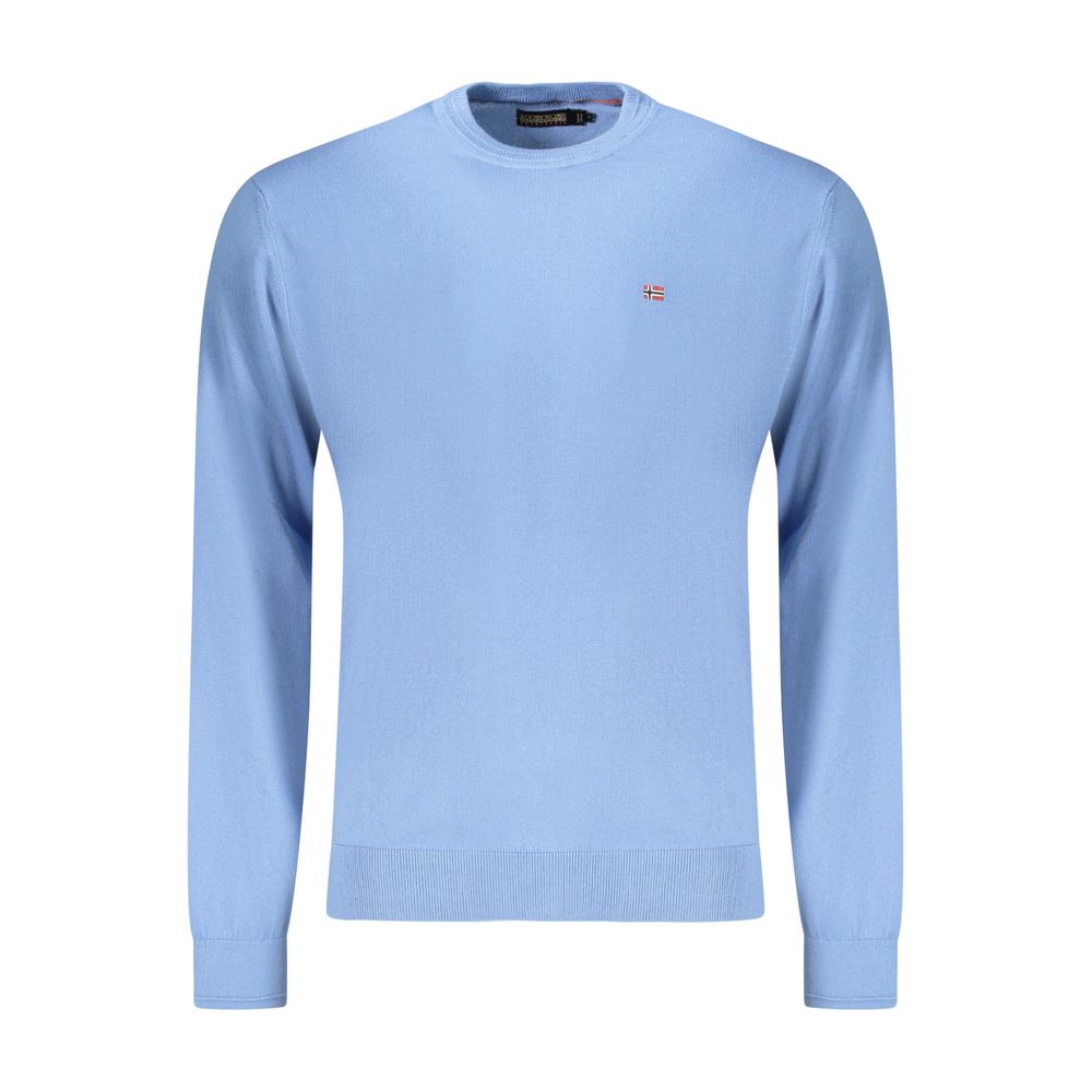 Napapijri žydri vyriški marškinėliai