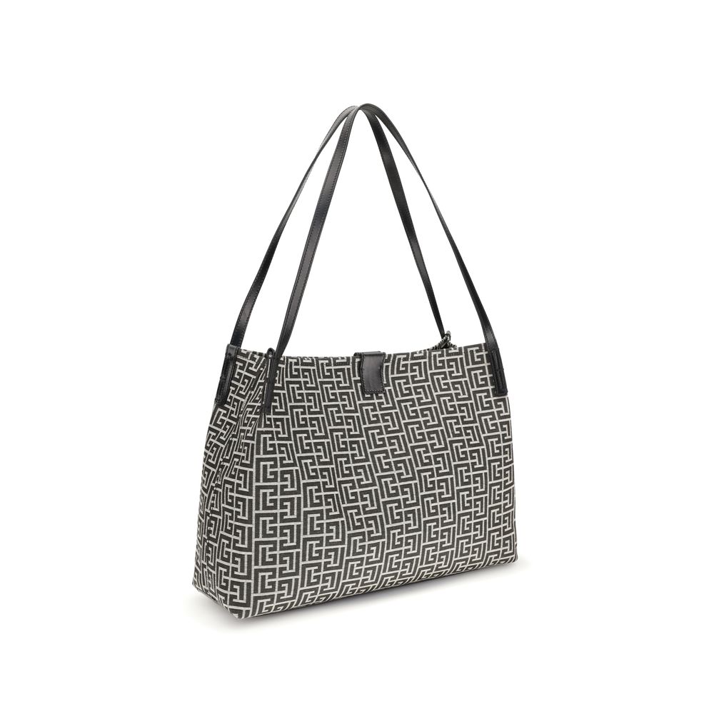 Balmain juoda rankinė per petį Balmain juoda rankinė per petį - Image 3