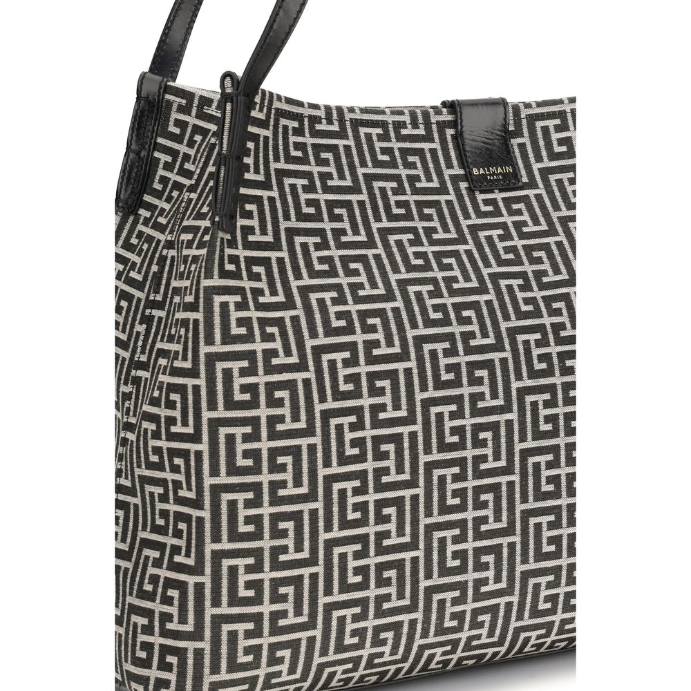 Balmain juoda rankinė per petį Balmain juoda rankinė per petį - Image 4