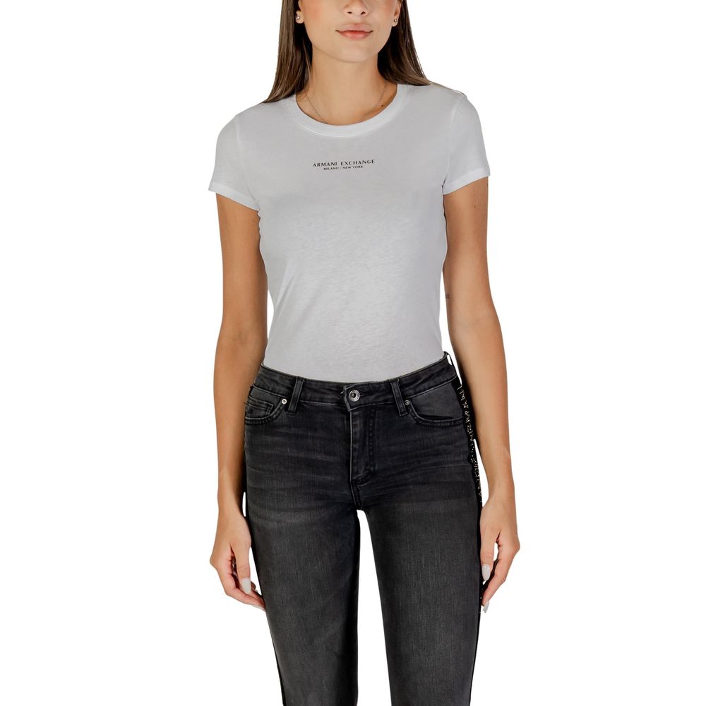 Armani Exchange balti marškinėliai