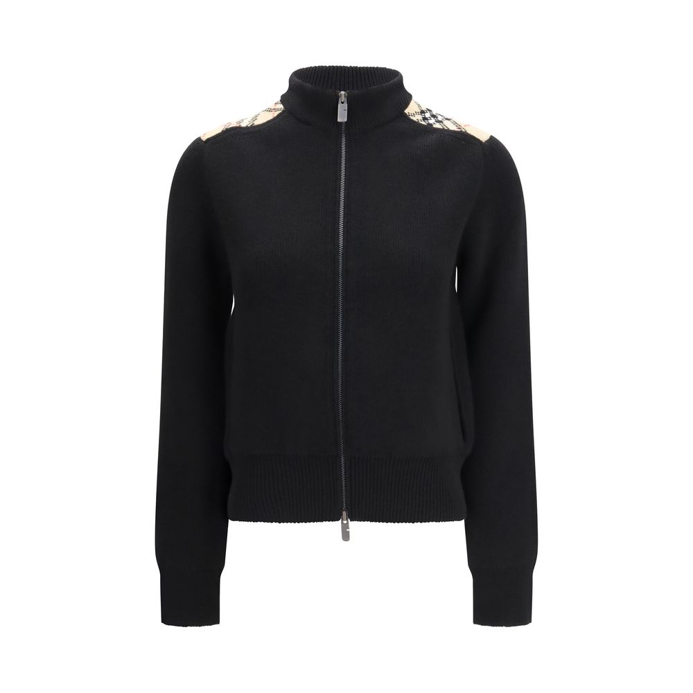 Burberry juodas susagstomas megztinis