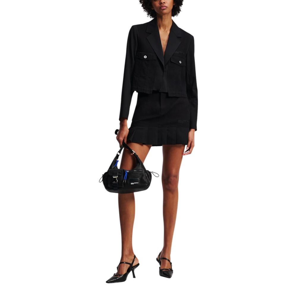 Karl Lagerfeld juodas poliesterio švarkas Karl Lagerfeld juodas poliesterio švarkas - Image 4