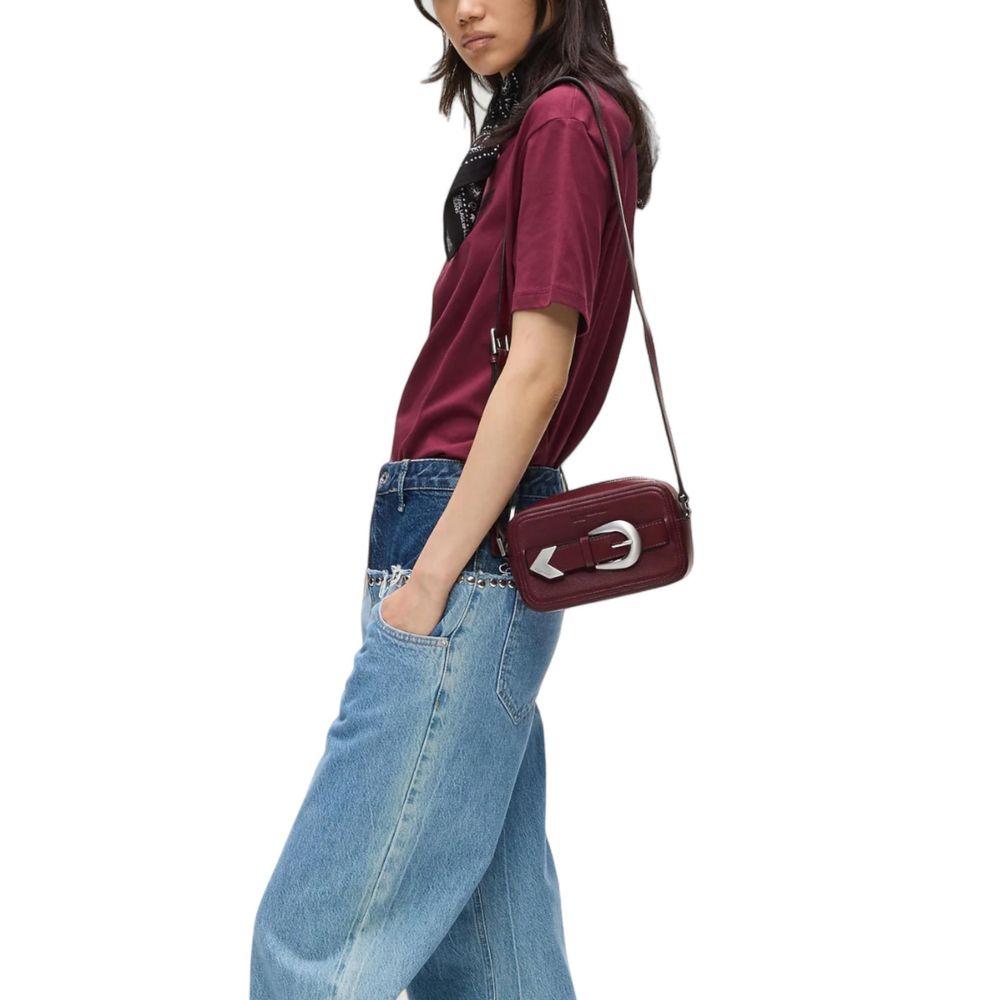 Karl Lagerfeld bordo spalvos polietileno rankinė 10463101 2.jpeg