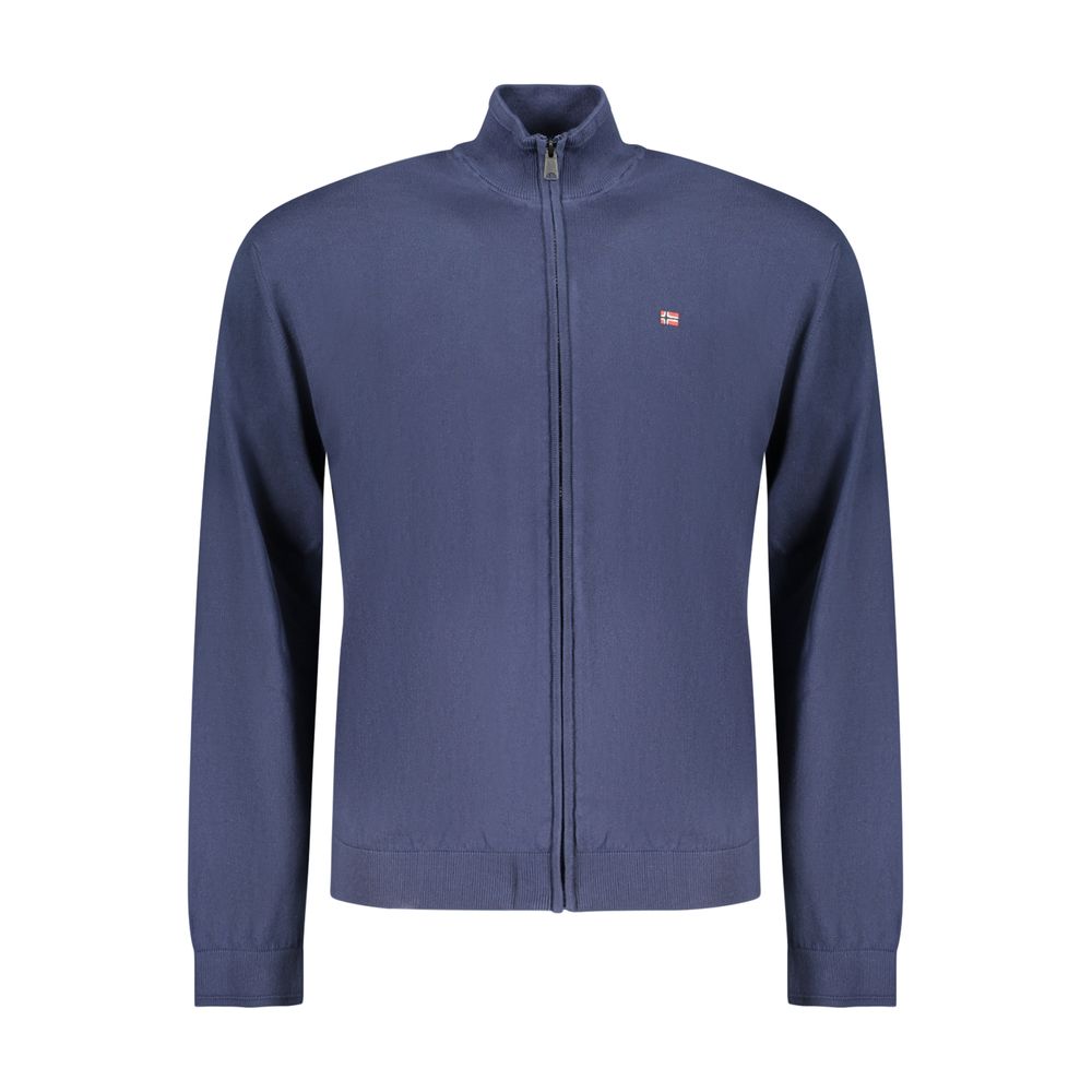 Napapijri mėlynas vyriškas susagstomas megztinis