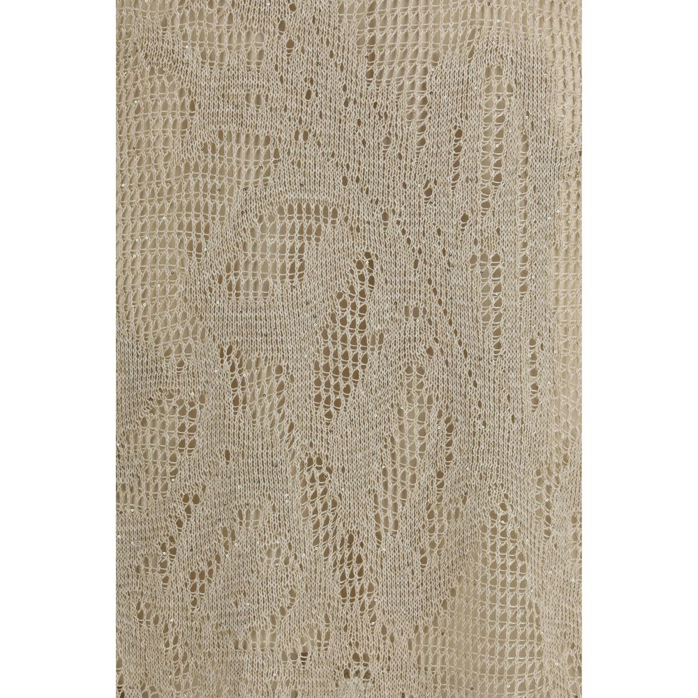 Brunello Cucinelli rusva lininė laisvalaikio suknelė Brunello Cucinelli rusva lininė laisvalaikio suknelė - Image 3