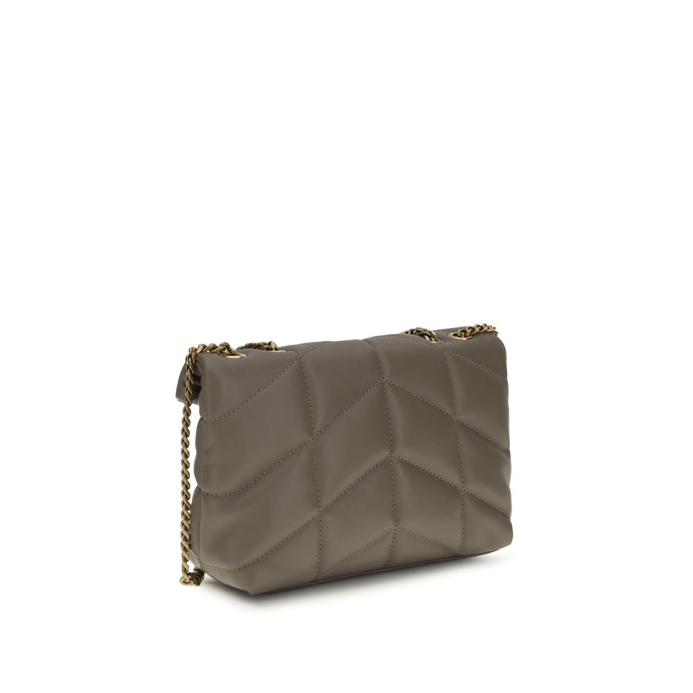 Saint Laurent pilka odos rankinė per petį Saint Laurent pilka odos rankinė per petį - Image 3