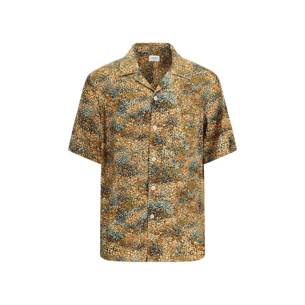 Saint Laurent spalvoti raštuoti marškiniai