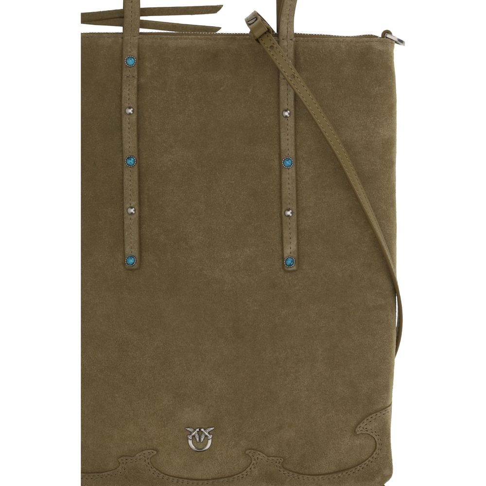 PINKO dviejų spalvų odinė Bos Taurus rankinė per petį 10504617.jpeg