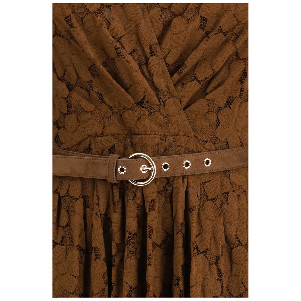 Max Mara ruda poliamido laisvalaikio suknelė 10541704 1.jpeg