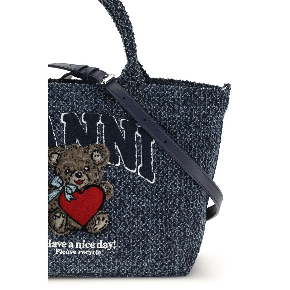 Ganni mėlyna rankinė per petį Ganni mėlyna rankinė per petį - Image 4