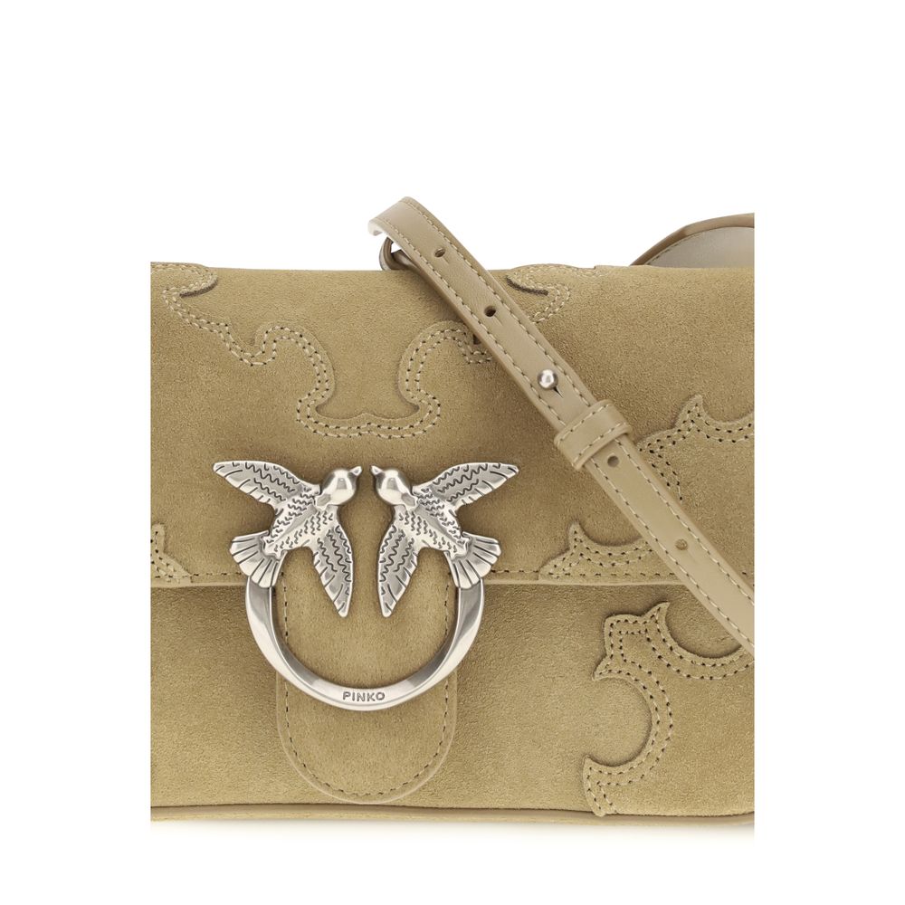 PINKO smėlio spalvos odinė Bos Taurus rankinė per petį 10567373.jpeg