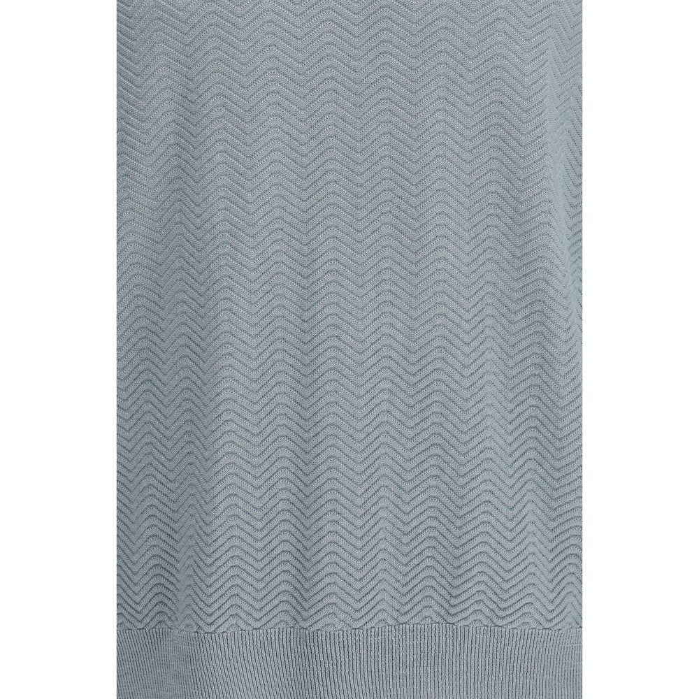 Giorgio Armani pilkas šilkinis džemperis Giorgio Armani pilkas šilkinis džemperis - Image 3