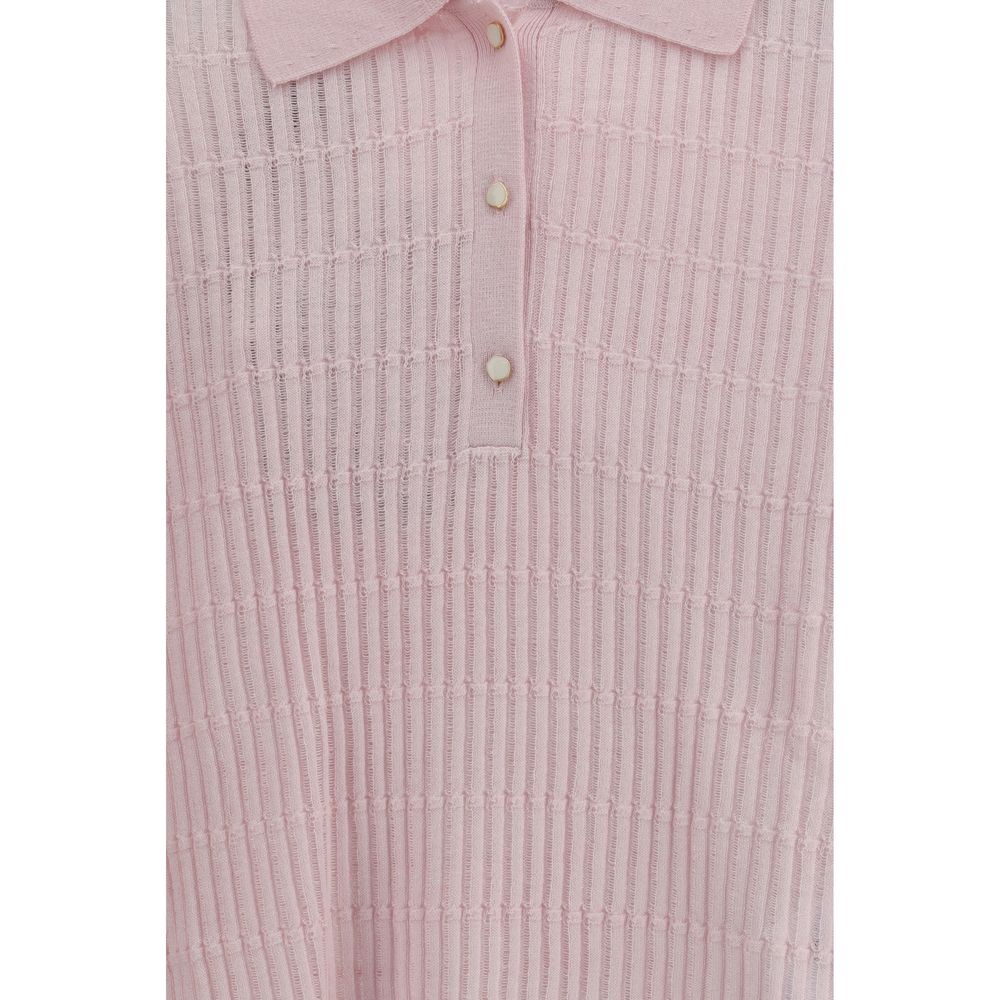 Max Mara margi šilko marškiniai trumpomis rankovėmis 10579400.jpeg