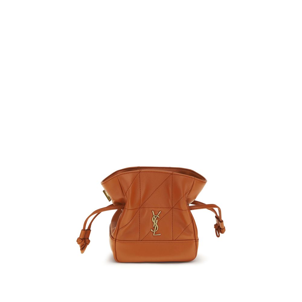 Saint Laurent oranžinė odos delninė