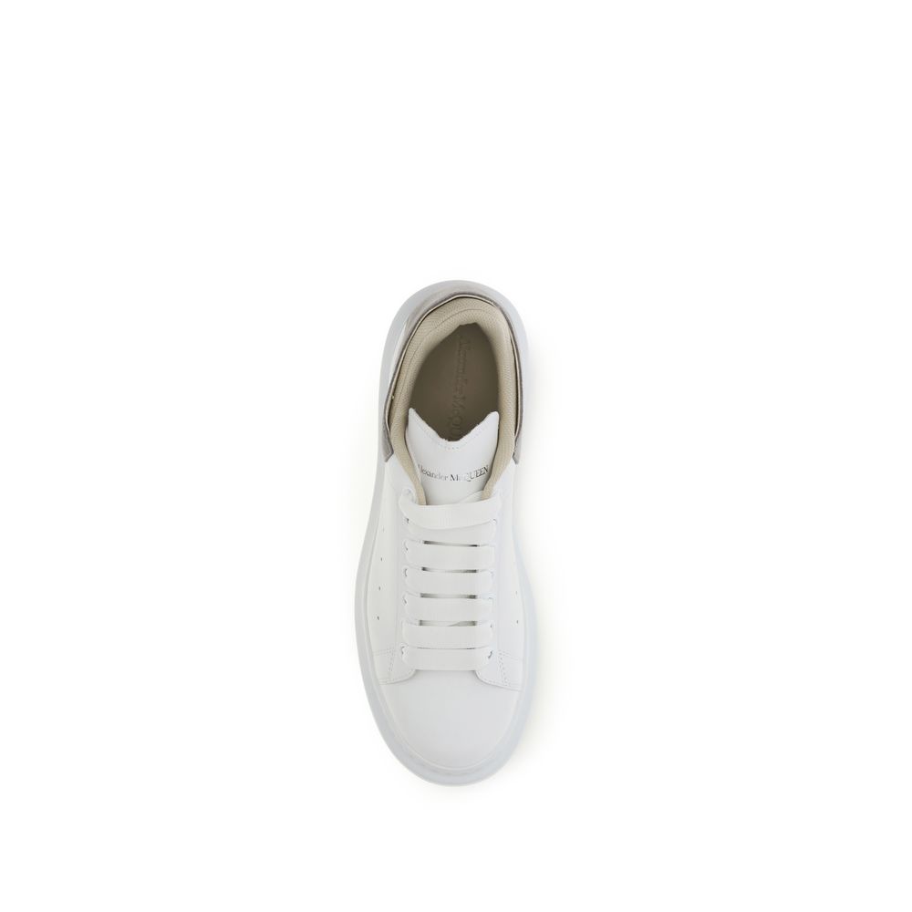 Alexander McQueen balti odos sportiniai bateliai Alexander McQueen balti odos sportiniai bateliai - Image 4