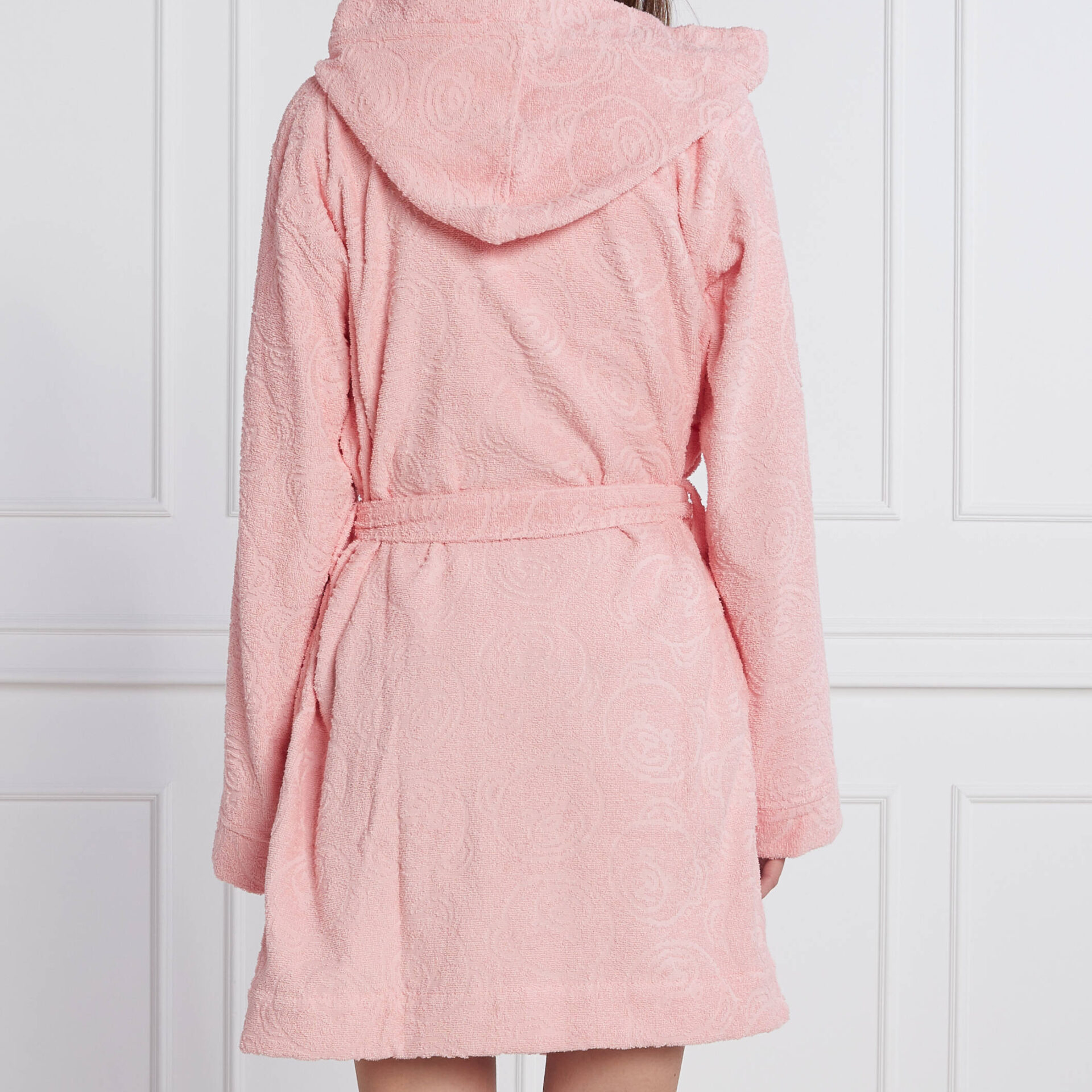 moschino underwear chalatas rozinis