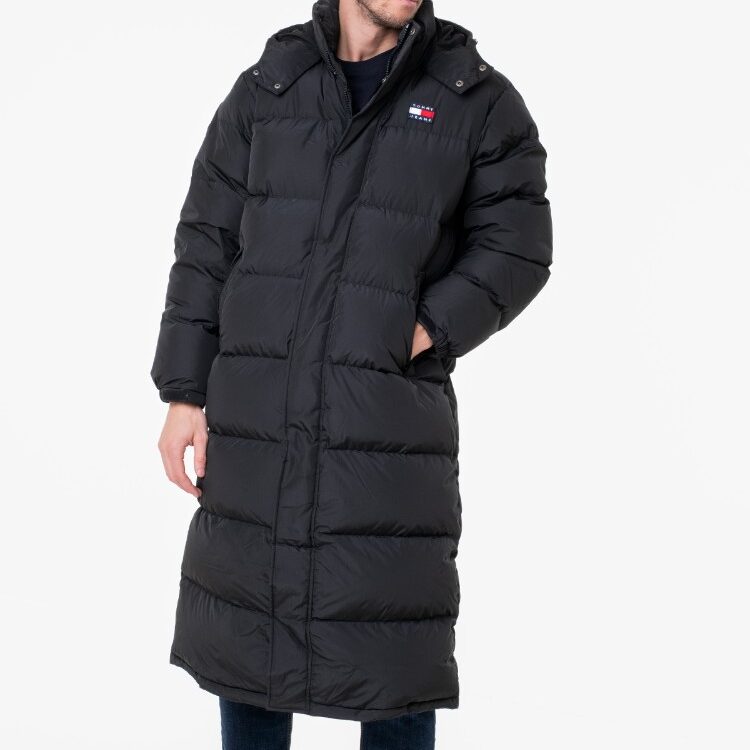 tommy jeans alaska maxi striukė