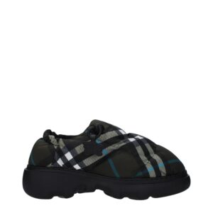 Burberry žali medžiaginiai įmaunami mokasinai