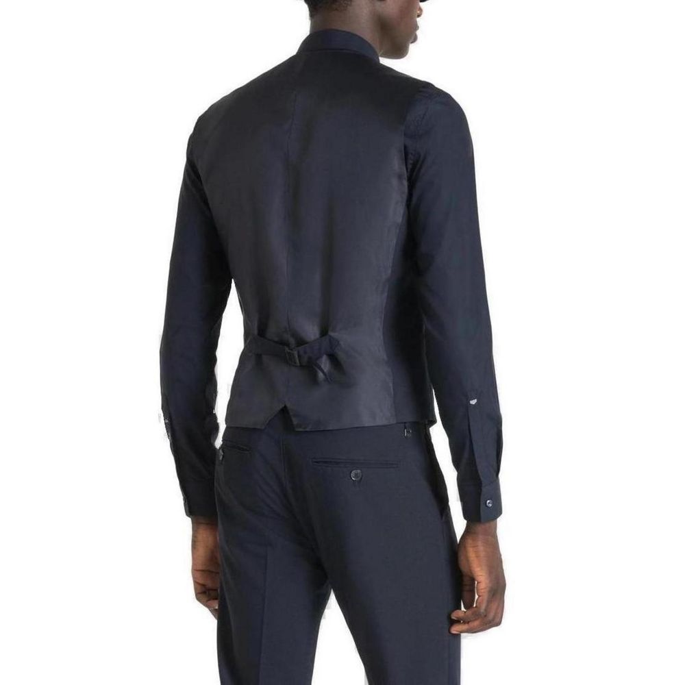 Antony Morato mėlyna poliesterio liemenė 9105884 1.jpeg