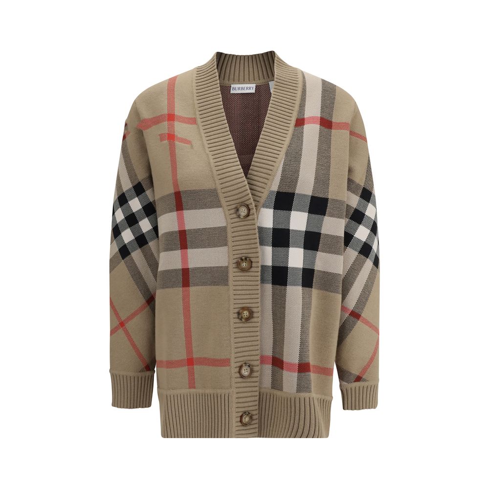 Burberry rusvas susagstomas megztinis