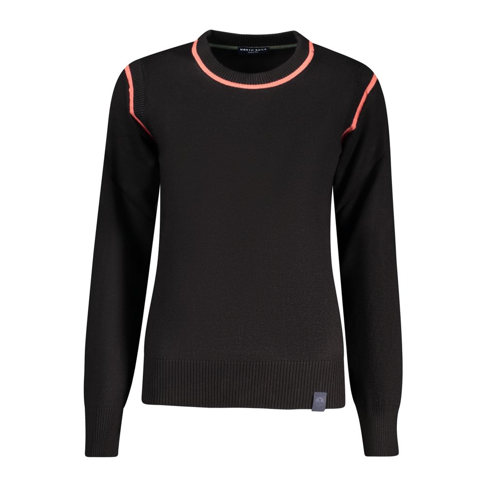 North Sails juodas moteriškas megztinis