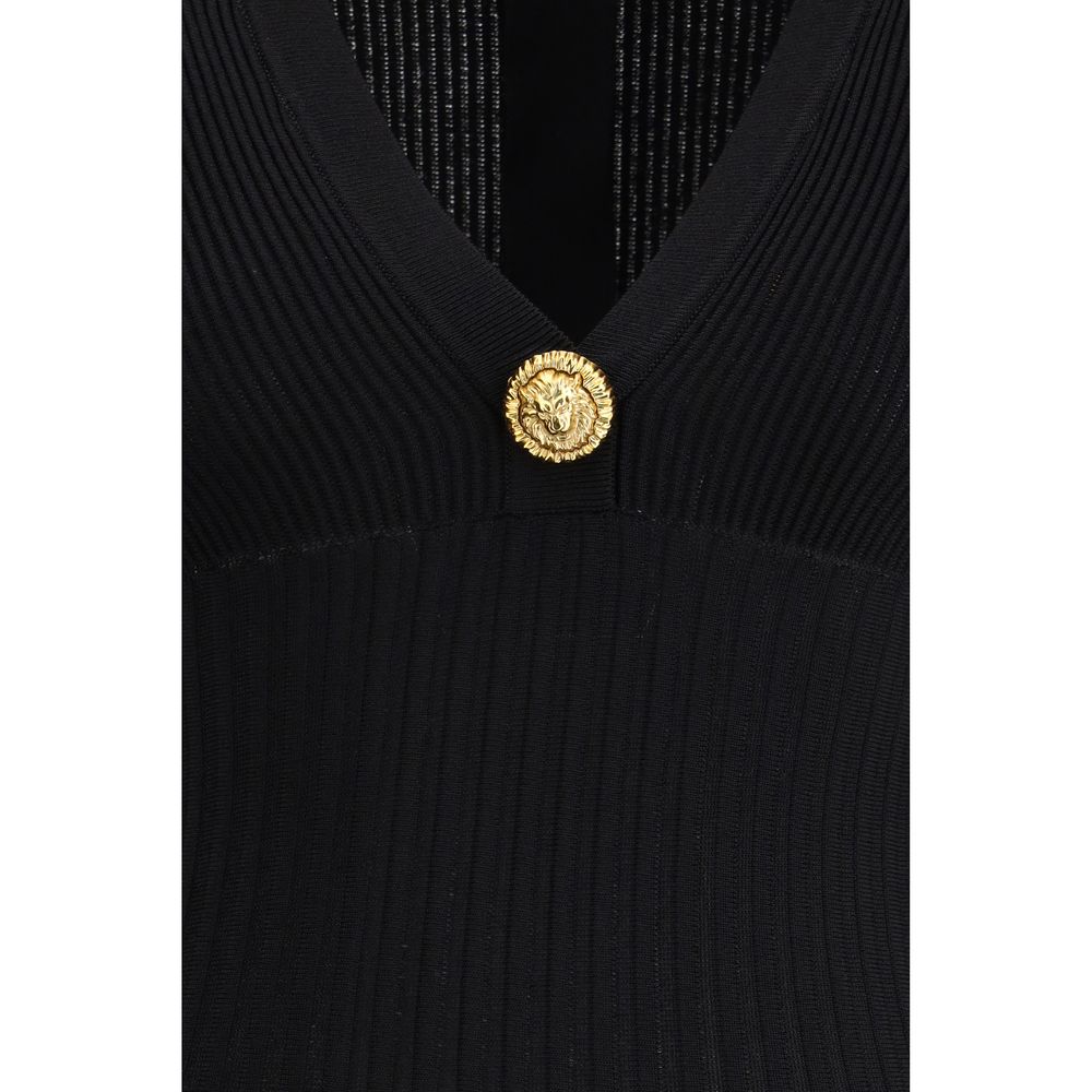 Balmain juoda laisvalaikio suknelė Balmain juoda laisvalaikio suknelė - Image 3