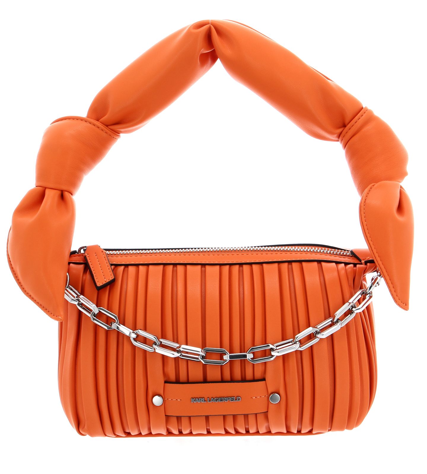 karl lagerfeld k kushion knotted shoulder bag mock orange 312647.jpg