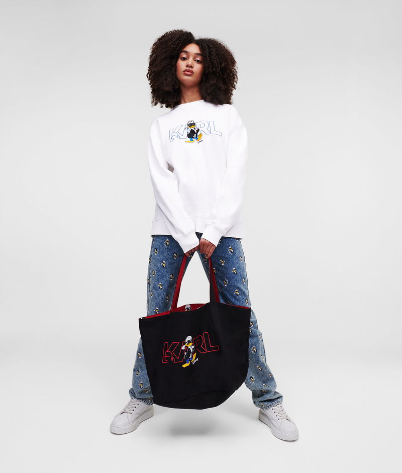 karl lagerfeld disney x karl lagerfeld logotipo džemperis