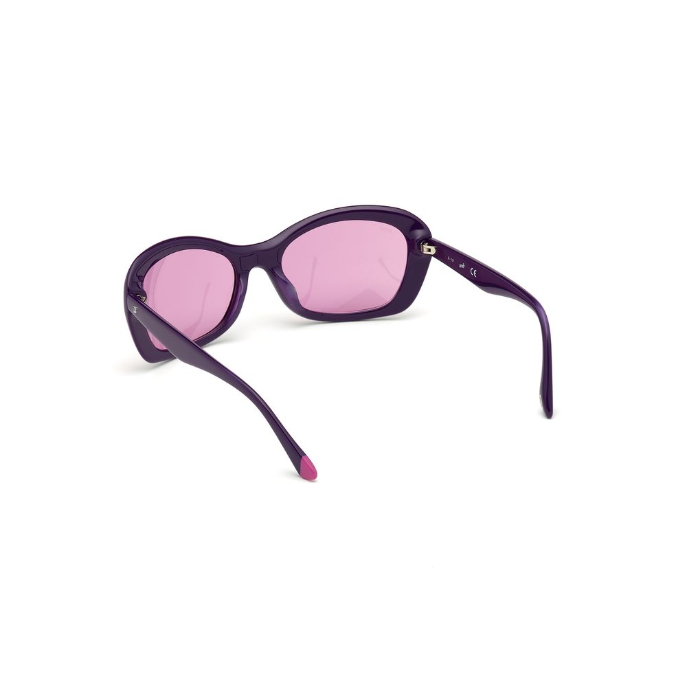 WEB EYEWEAR violetiniai plastikiniai akiniai nuo saulės WEB EYEWEAR violetiniai plastikiniai akiniai nuo saulės - Image 3