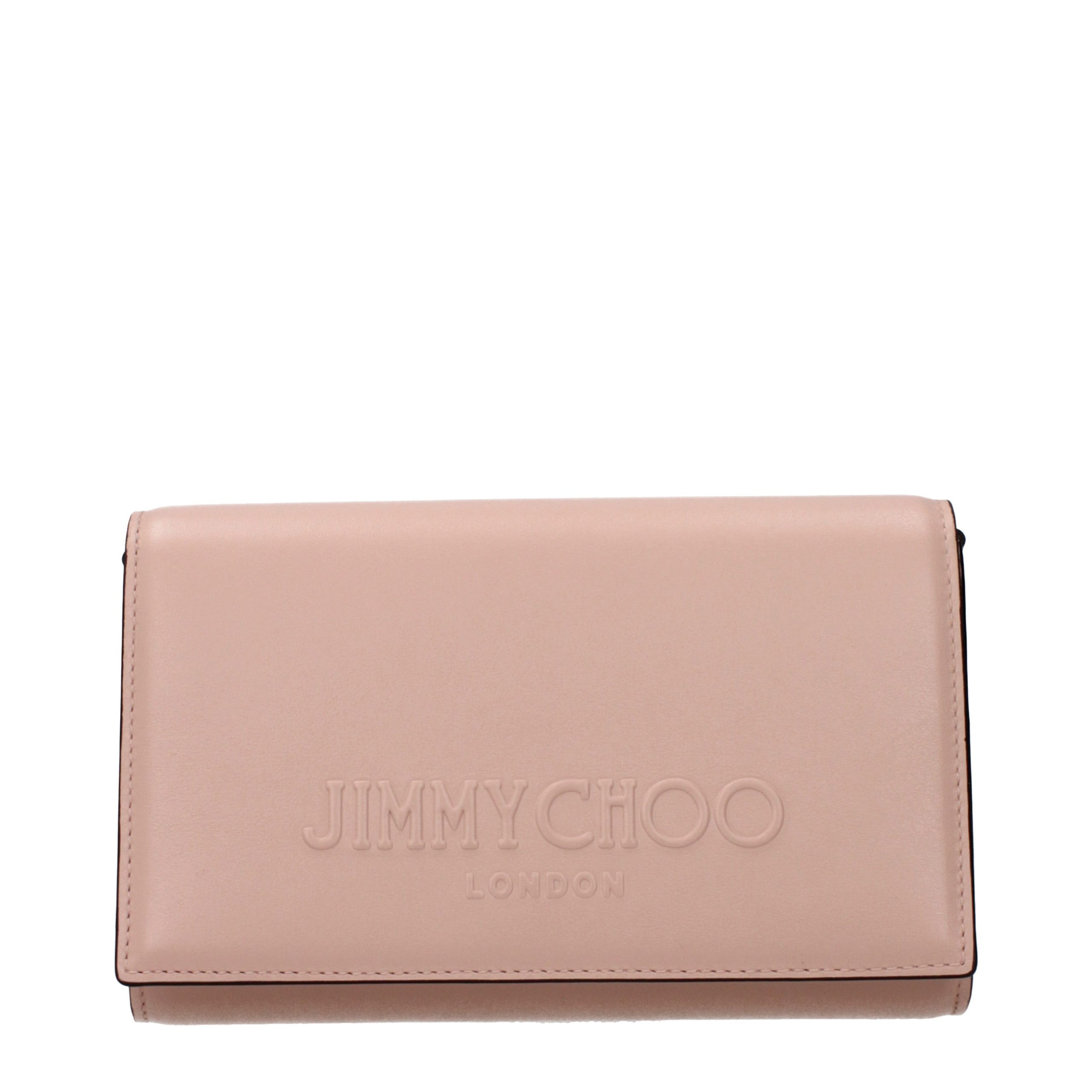 Jimmy Choo rožinė odinė delninukė Jimmy Choo rožinė odinė delninukė