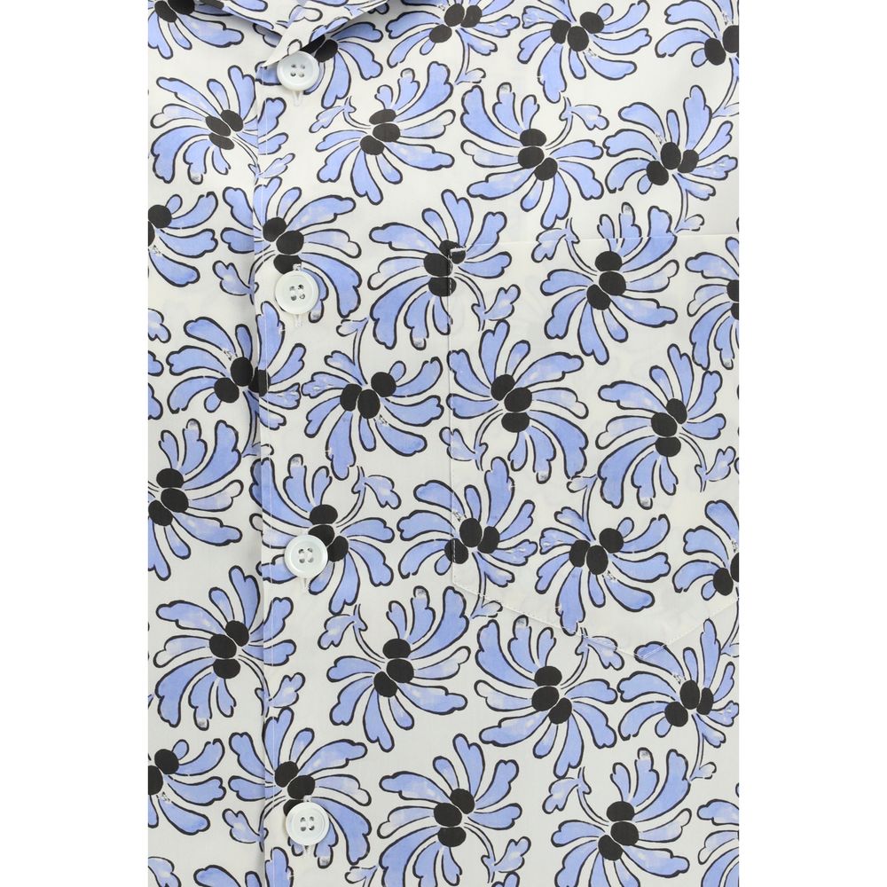 Prada daugiaspalviai medvilniniai raštuoti marškiniai Prada daugiaspalviai medvilniniai raštuoti marškiniai - Image 3