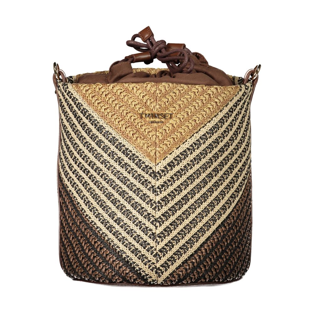 Twinset ruda poliesterio rankinė