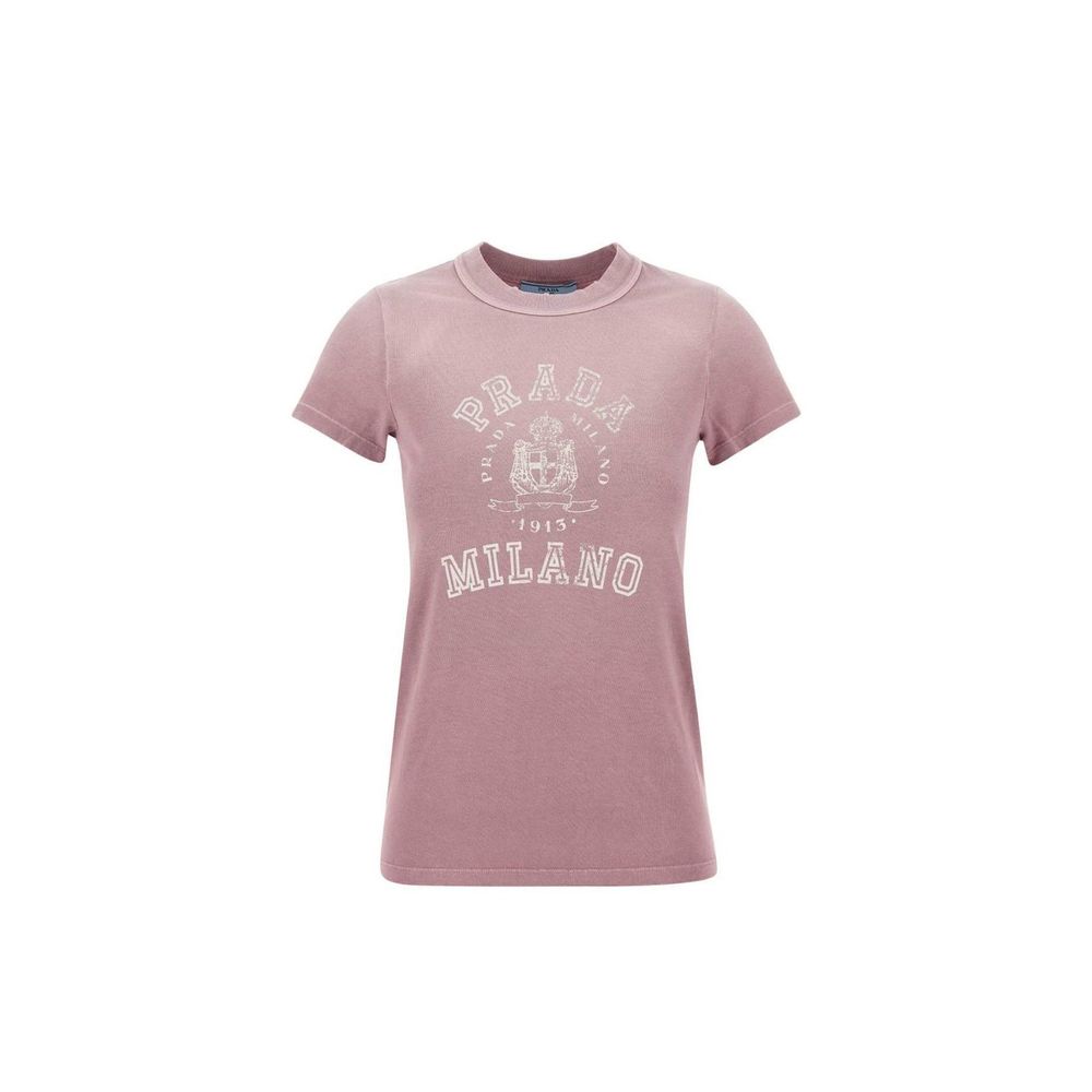 Prada daugiaspalviai medvilniniai marškinėliai