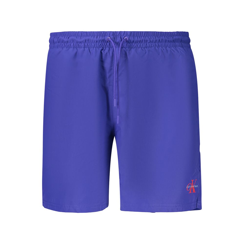 Calvin Klein mėlyna poliesterio vyriška maudymosi apranga