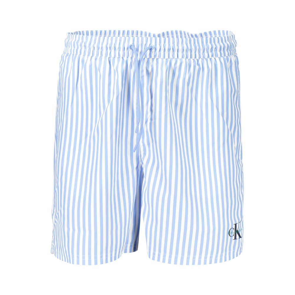 Calvin Klein mėlyna poliesterio vyriška maudymosi apranga