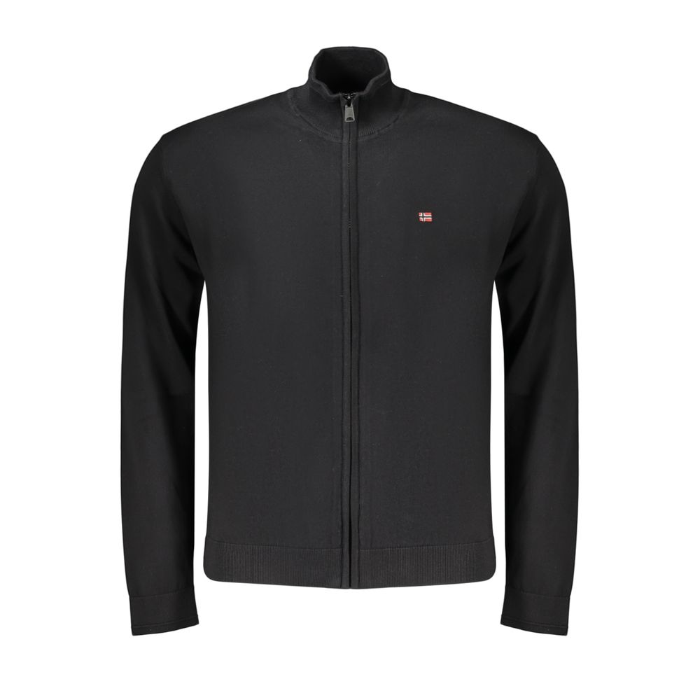 Napapijri juodas medvilninis vyriškas megztinis