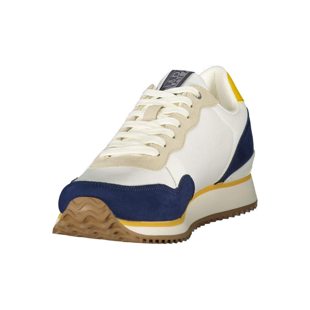 Napapijri mėlyni poliesterio sportiniai bateliai Napapijri mėlyni poliesterio sportiniai bateliai - Image 3