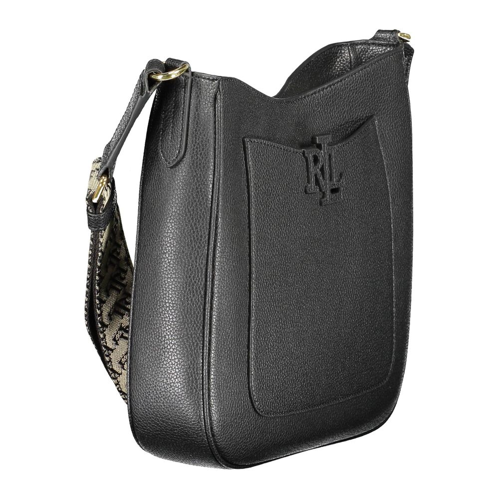 Ralph Lauren juoda odinė moteriška rankinė per petį Ralph Lauren juoda odinė moteriška rankinė per petį - Image 3
