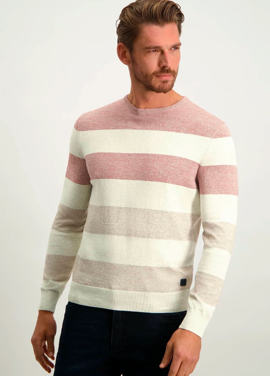 Vyriškas smėlinės spalvos megztinis „State of Art“