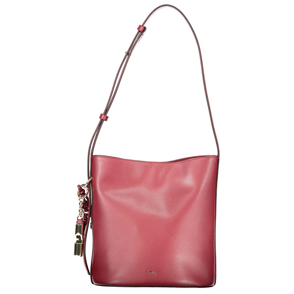 Furla Rosso Leather Woman Bucket Bag Furla Rosso Leather Woman Bucket Bag - Image 2